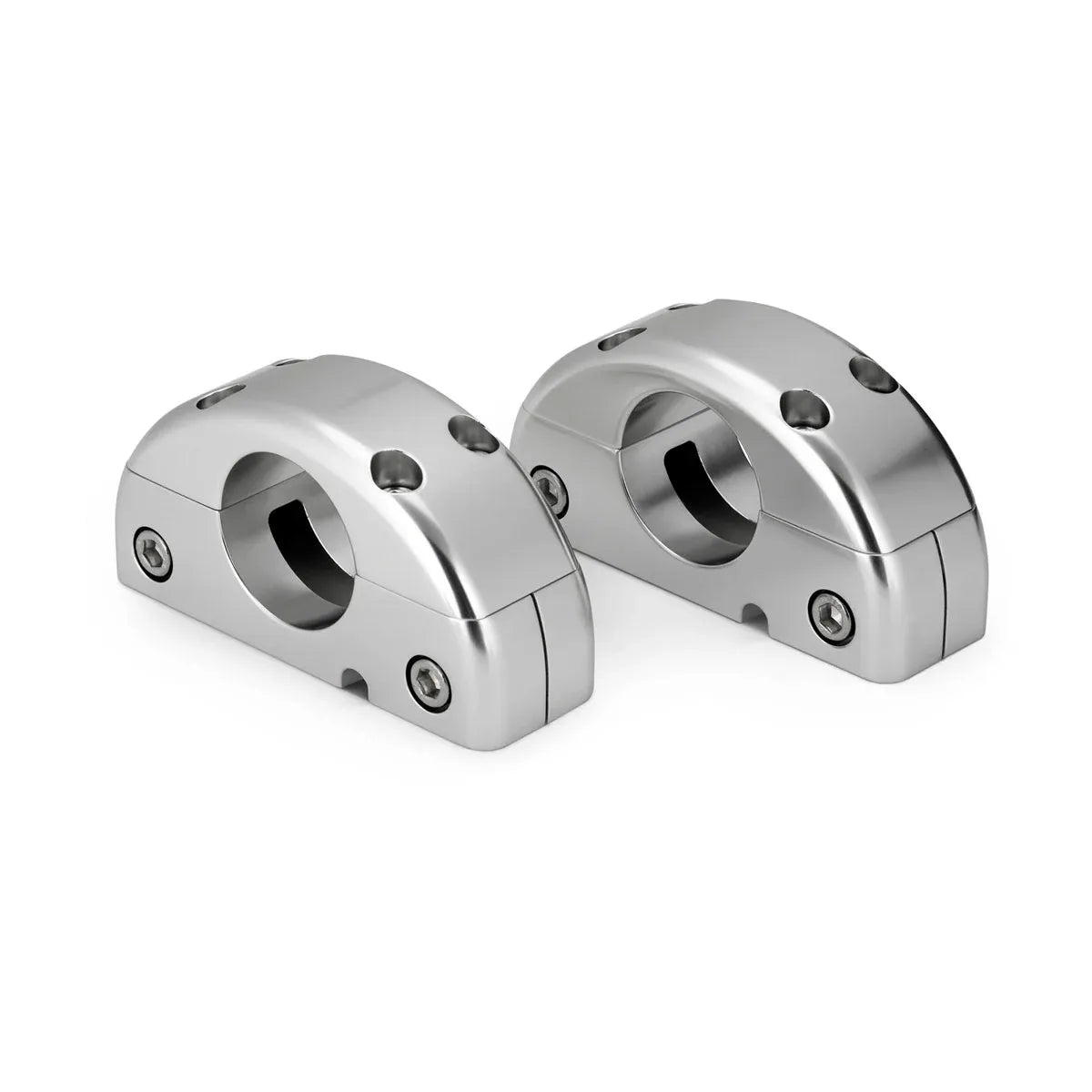 JL Audio Mount Fixture for Enclosed Tower Speaker, For ETXv3 Enclosures, Marine-Grade Aluminum, Clear Anodized Finish, Sold in Pairs