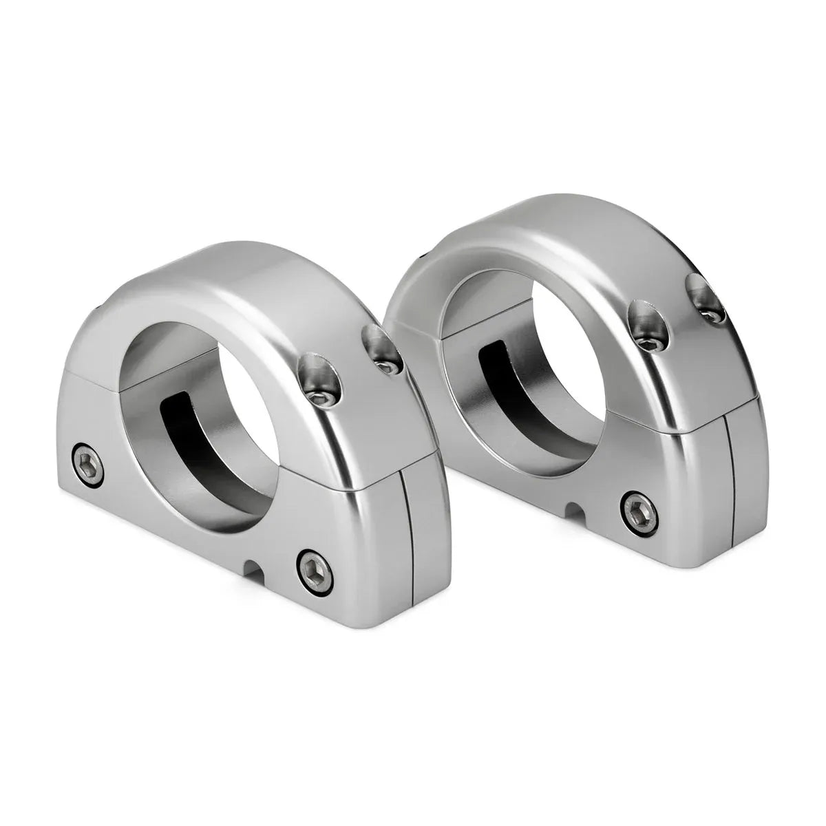 JL Audio Mount Fixture for Enclosed Tower Speaker, For ETXv3 Enclosures, Marine-Grade Aluminum, Clear Anodized Finish, Sold in Pairs
