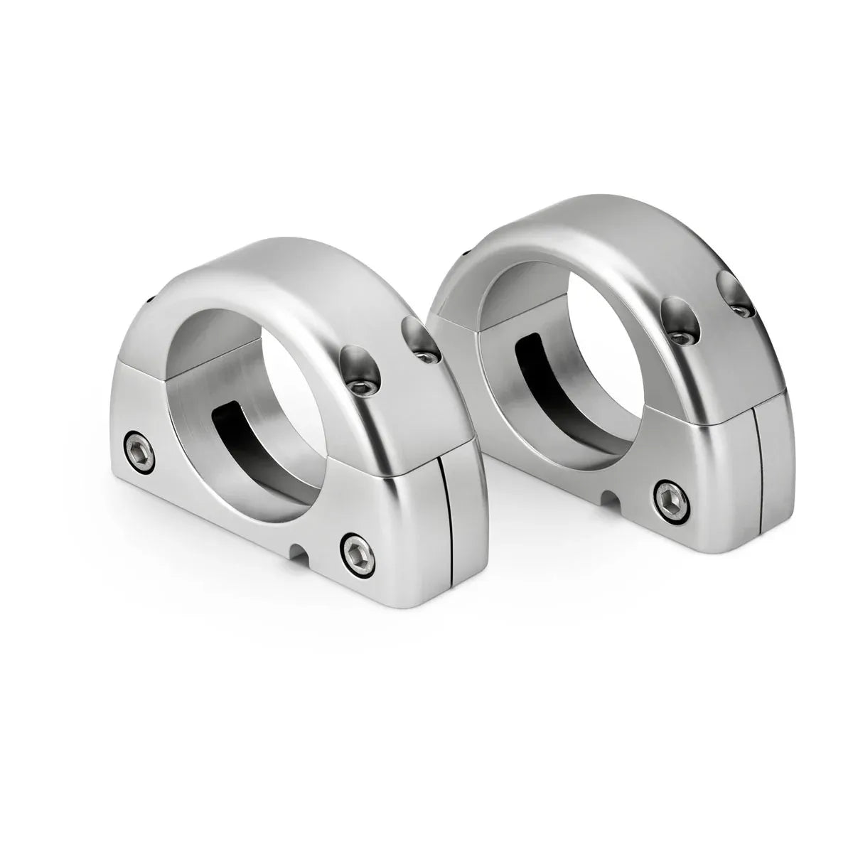 JL Audio Mount Fixture for Enclosed Tower Speaker, For ETXv3 Enclosures, Marine-Grade Aluminum, Clear Anodized Finish, Sold in Pairs