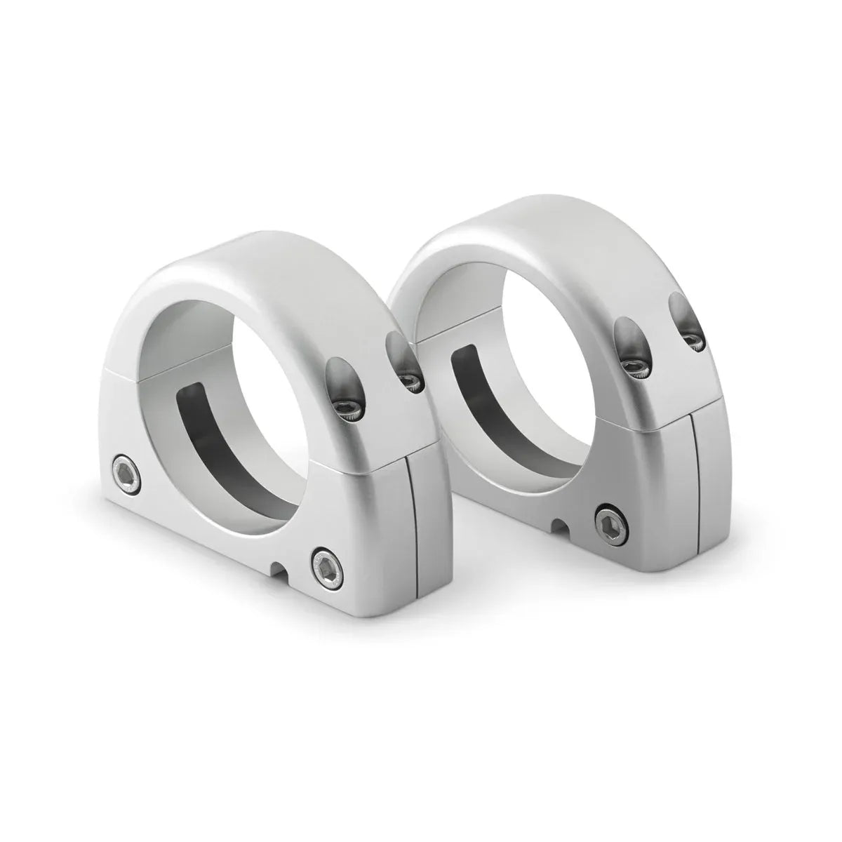 JL Audio Mount Fixture for Enclosed Tower Speaker, For ETXv3 Enclosures, Marine-Grade Aluminum, Clear Anodized Finish, Sold in Pairs