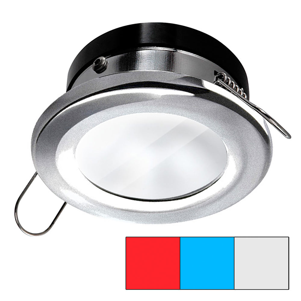 i2Systems Apeiron A1120 Tri-Light LED Recessed Downlight, 9-30V DC, IP67, Spring Clip Mount