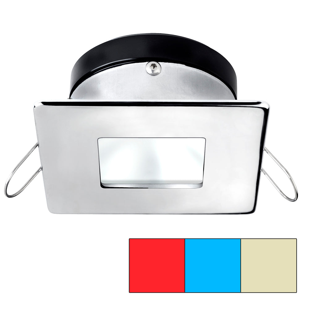 i2Systems Apeiron A1120 Tri-Light LED Recessed Downlight, 9-30V DC, IP67, Spring Clip Mount