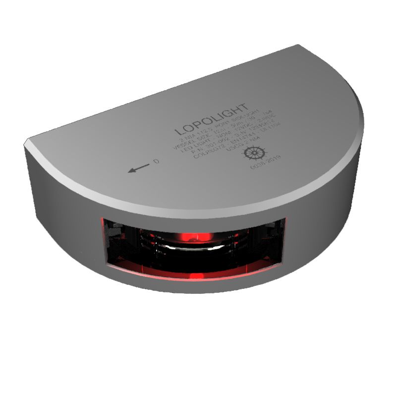 Lopolight Series 301-002 LED Port Sidelight, 2 NM, Vertical Mount, 10-32V DC, IP68