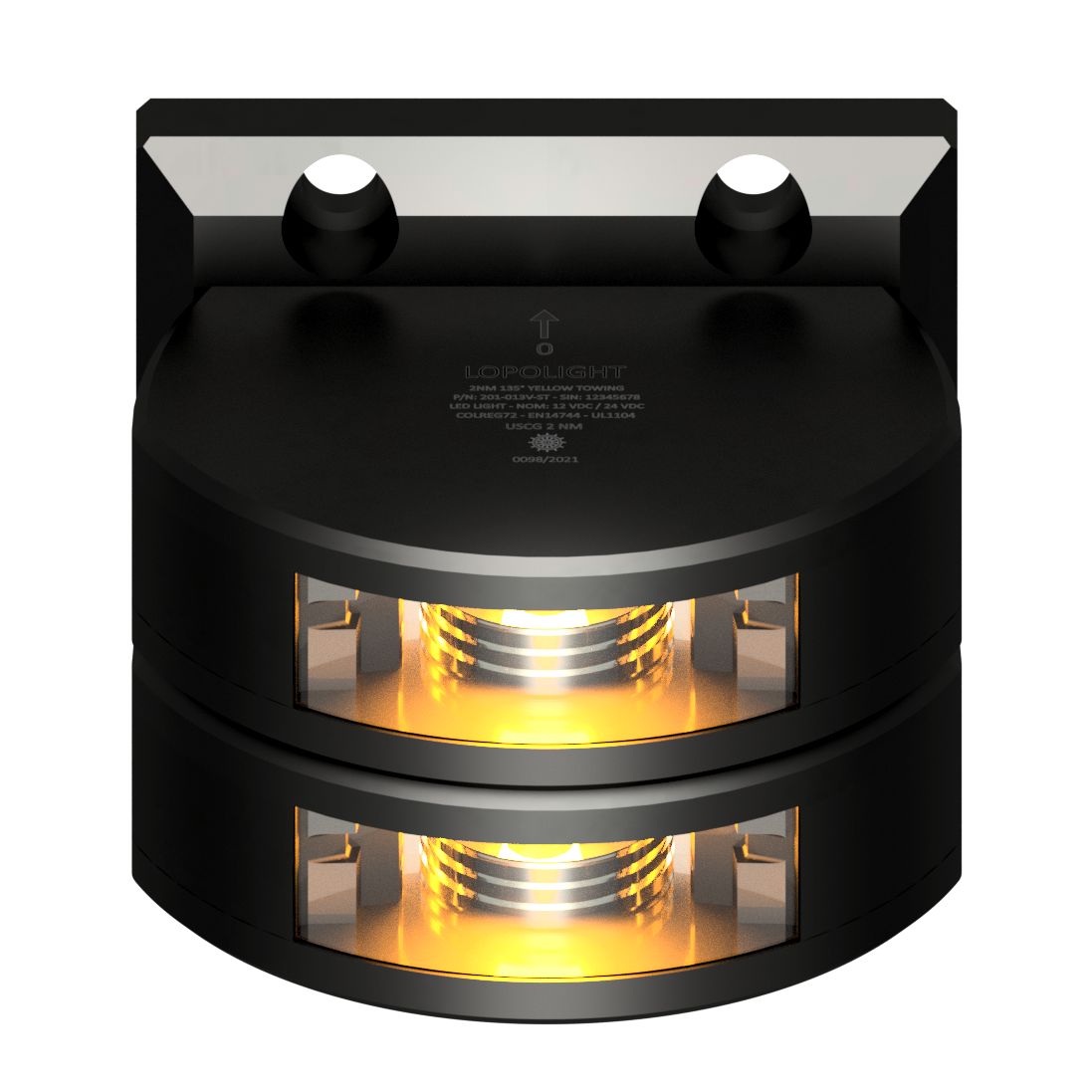 Lopolight 301-107 Towing Light, 3nm, Vertical Mount, IP68, 10-32V