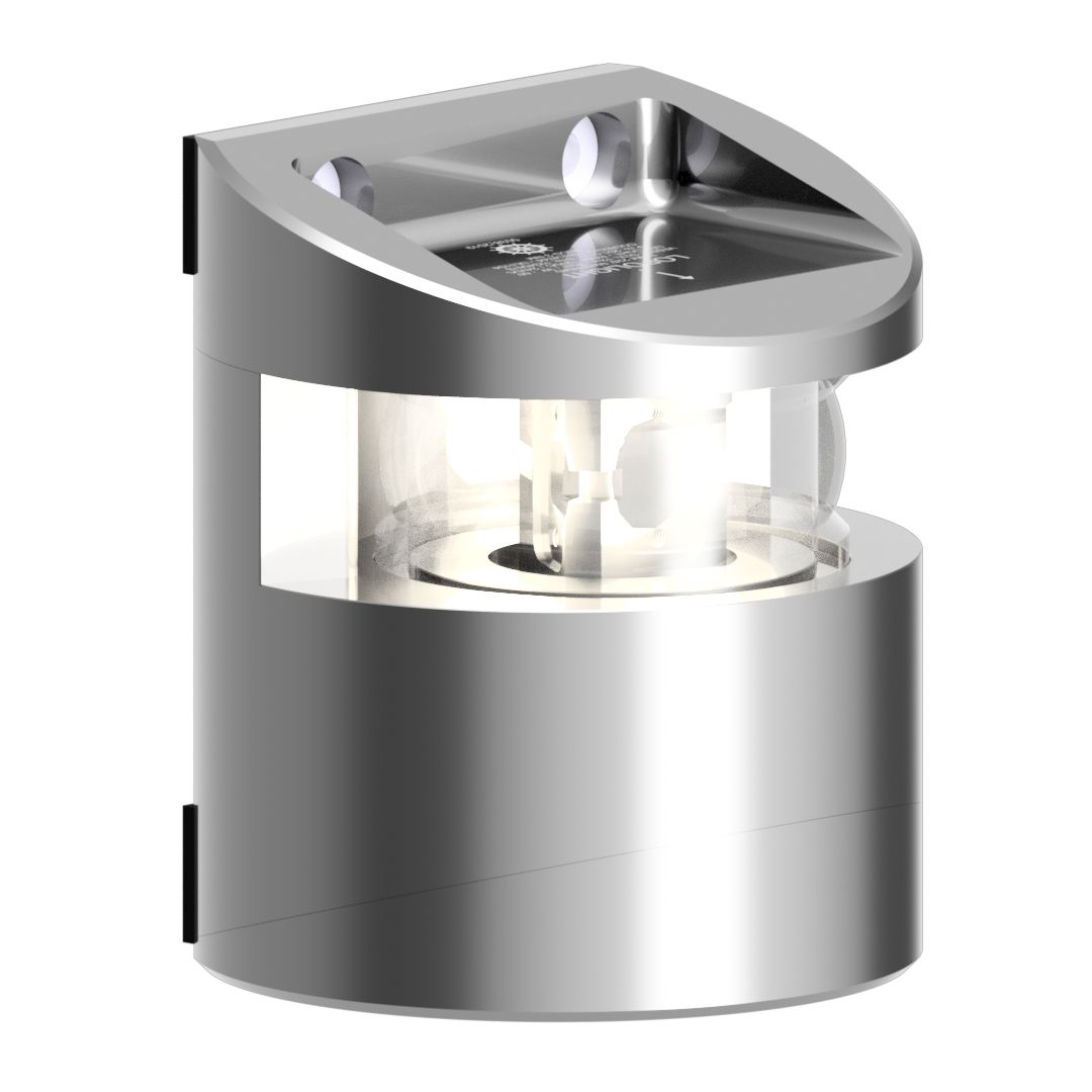 Lopolight Series 300-037 Masthead Light, For 20-50 m Vessels, 5 NM, 225 deg Beam, Vertical Mount, 20-32VDC, IP68, USCG