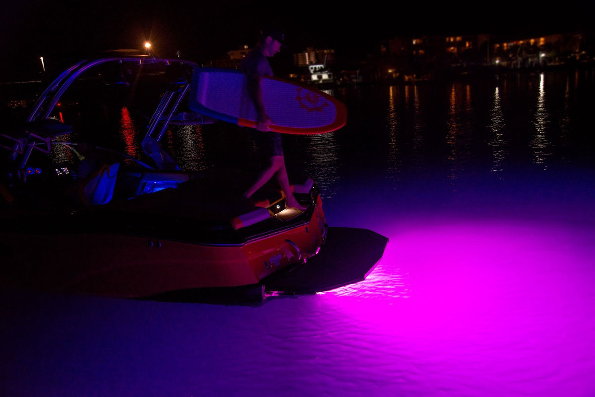 Lumitec SeaBlazeX2 LED Underwater Light, 10-30V, IP68, 6000+ Lumens, 60W, Surface Mount, 3.8in Diameter, No External Drivers