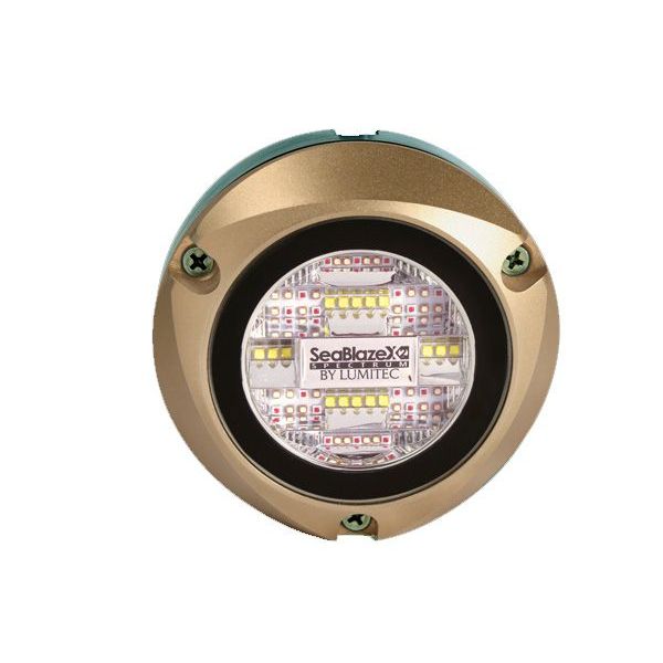 Lumitec Zambezi X2 Surface Mount Underwater Light, Poco Compatible, 6000 Lumens, 10-30VDC, IP68, TTP Control