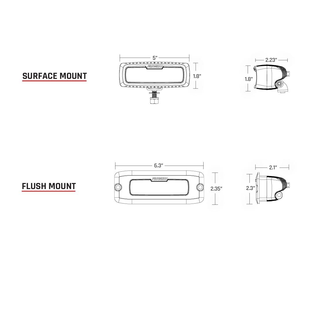 RIGID Industries - SR-Q Series PRO - 32W, 2.29A, Aluminum Housing, Durable Polycarbonate Lens