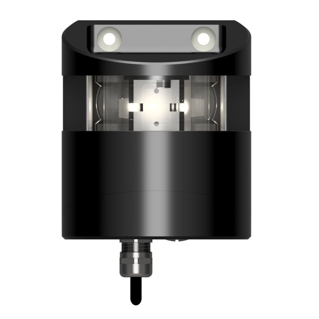 Lopolight 300-037 Series LED Masthead Navigation Light, 5 NM, 225° White Light, Vertical Mount, Bottom Cable Exit, 20-32VDC, IP68