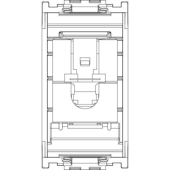 Vimar Netsafe 16359 RJ45 Socket Outlet, T568A/B Wiring, 8-Contact