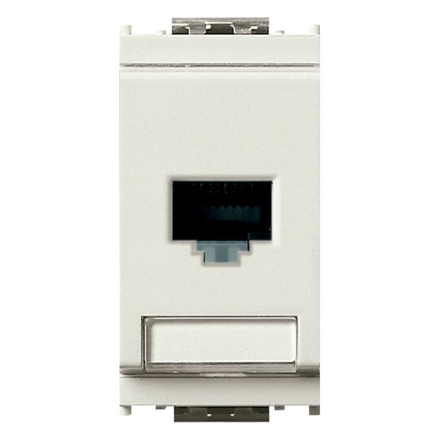 Vimar Netsafe 16359 RJ45 Socket Outlet, T568A/B Wiring, 8-Contact