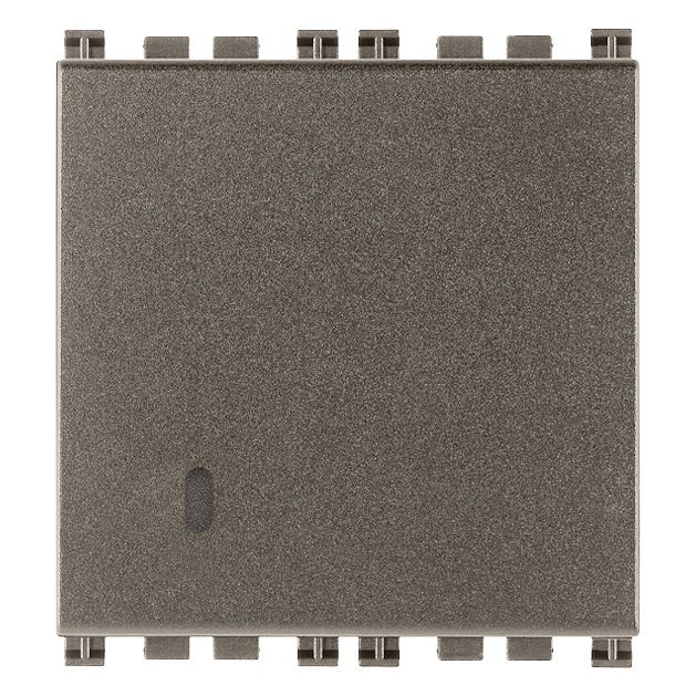 Vimar Arké Push Button, 1P NO, 10A 250V, Lightable, IP40