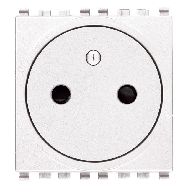 Vimar Eikon SICURY French Standard Socket Outlet, 2P+E 16A 250V, 2-Module