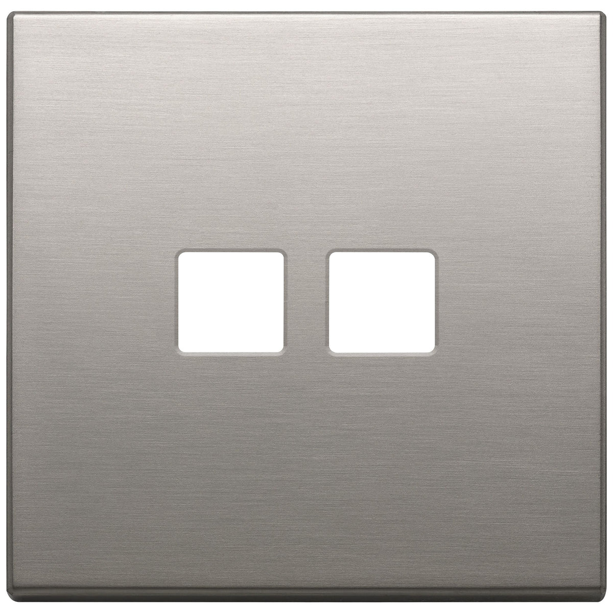 Vimar Eikon Cover Plate, Metal, Horizontal/Vertical Mount