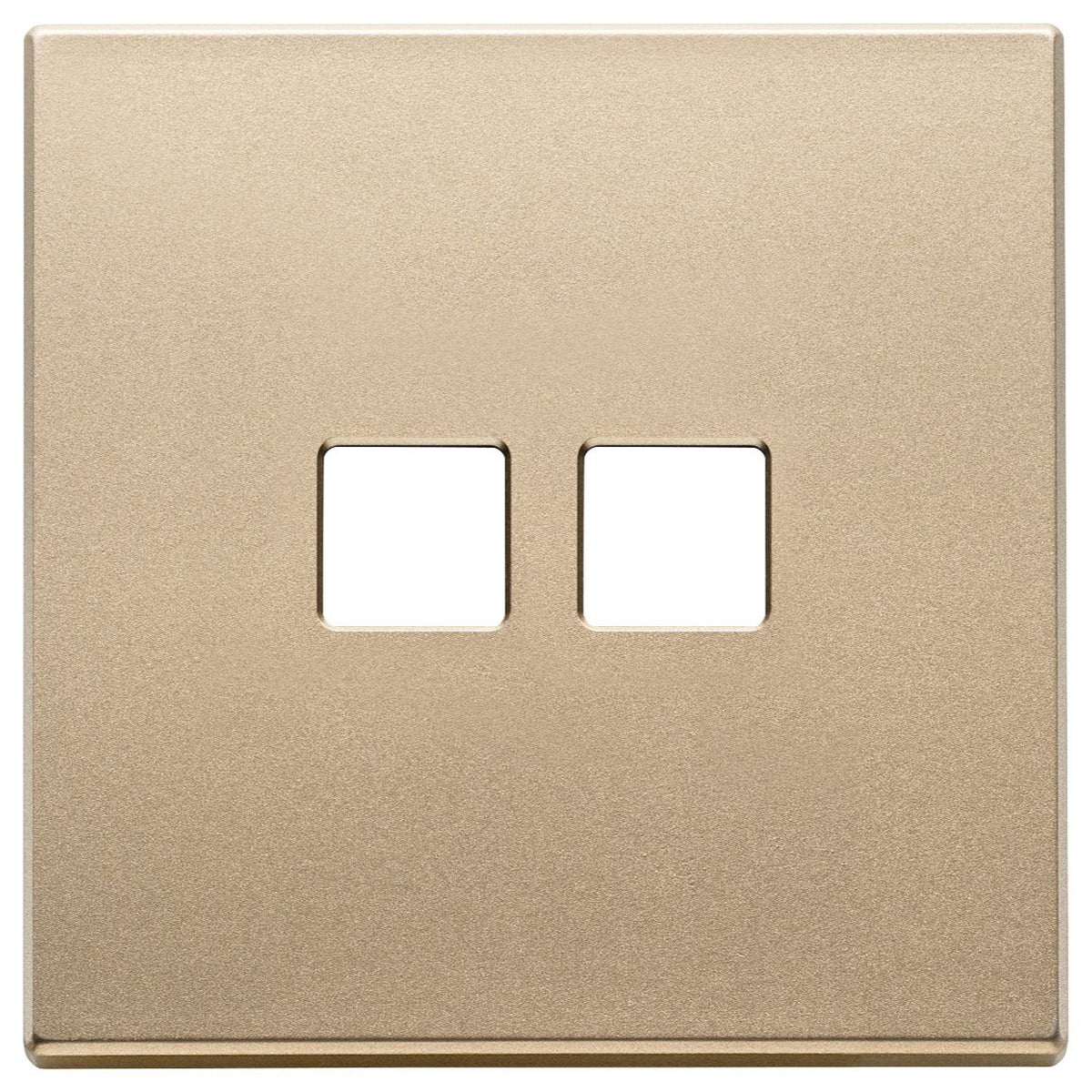 Vimar Eikon Cover Plate, Metal, Horizontal/Vertical Mount