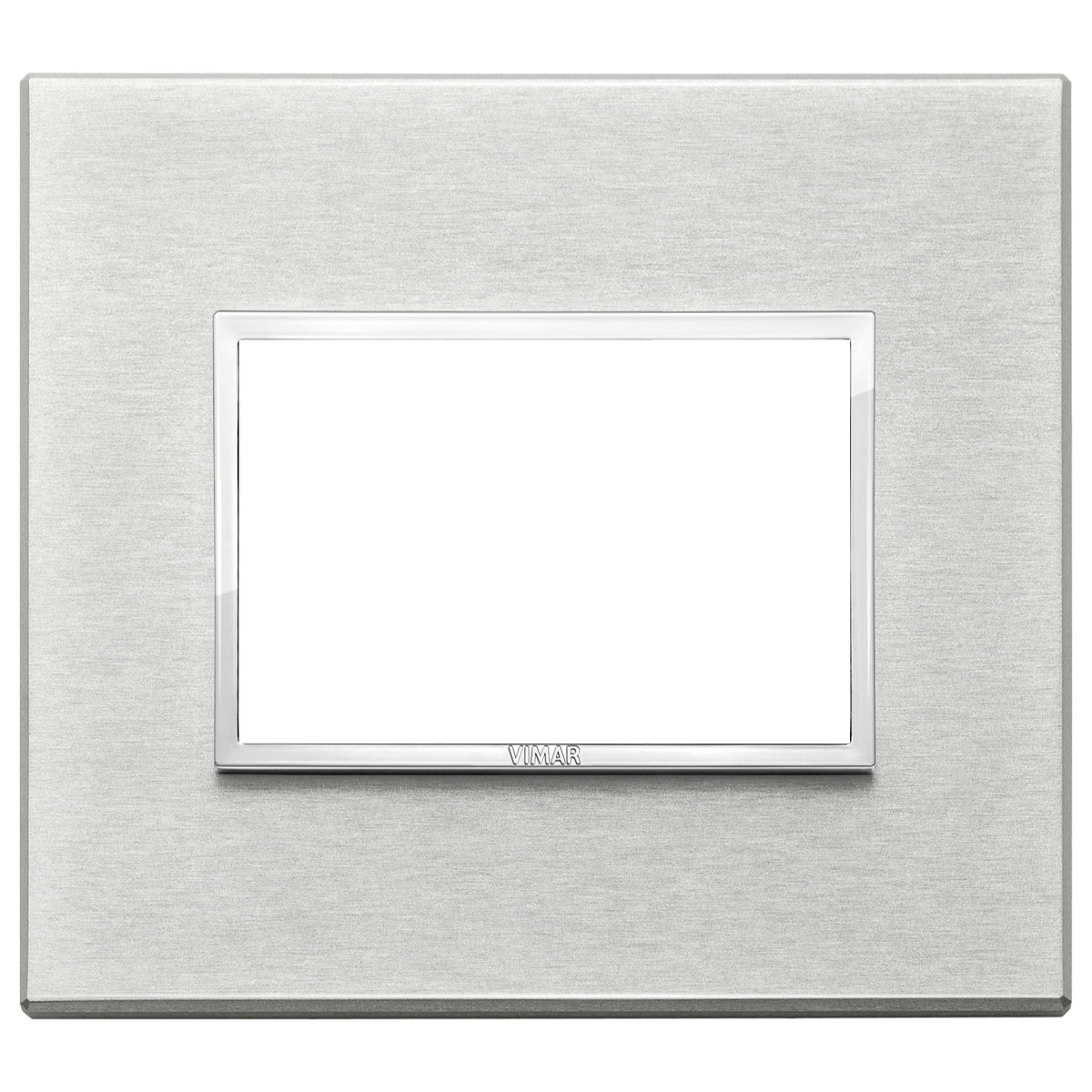 Vimar Eikon EVO 21653 Cover Plate, 3-Module, Clamp Fixing, For Support 21613
