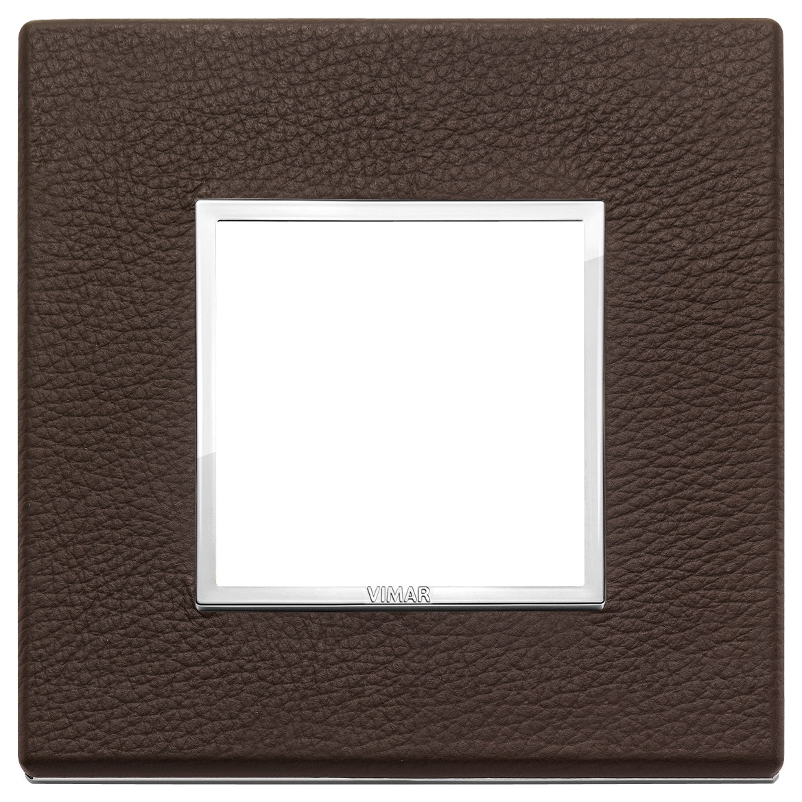 Vimar Eikon EVO 21642 2-Module Cover Plate, Square, Clamp Mount