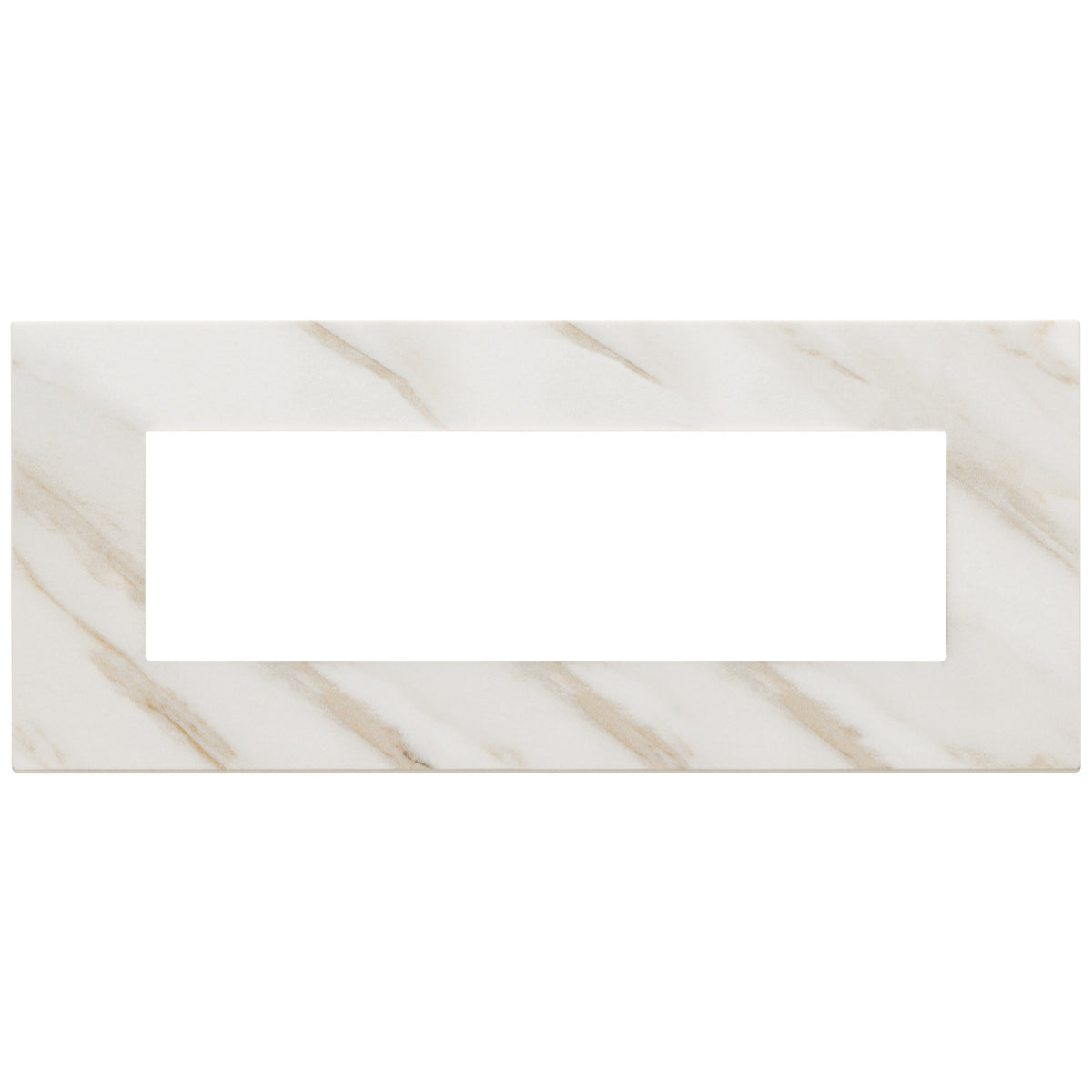 Vimar Eikon EXE Cover Plate, 7-Module, 212 x 90 mm