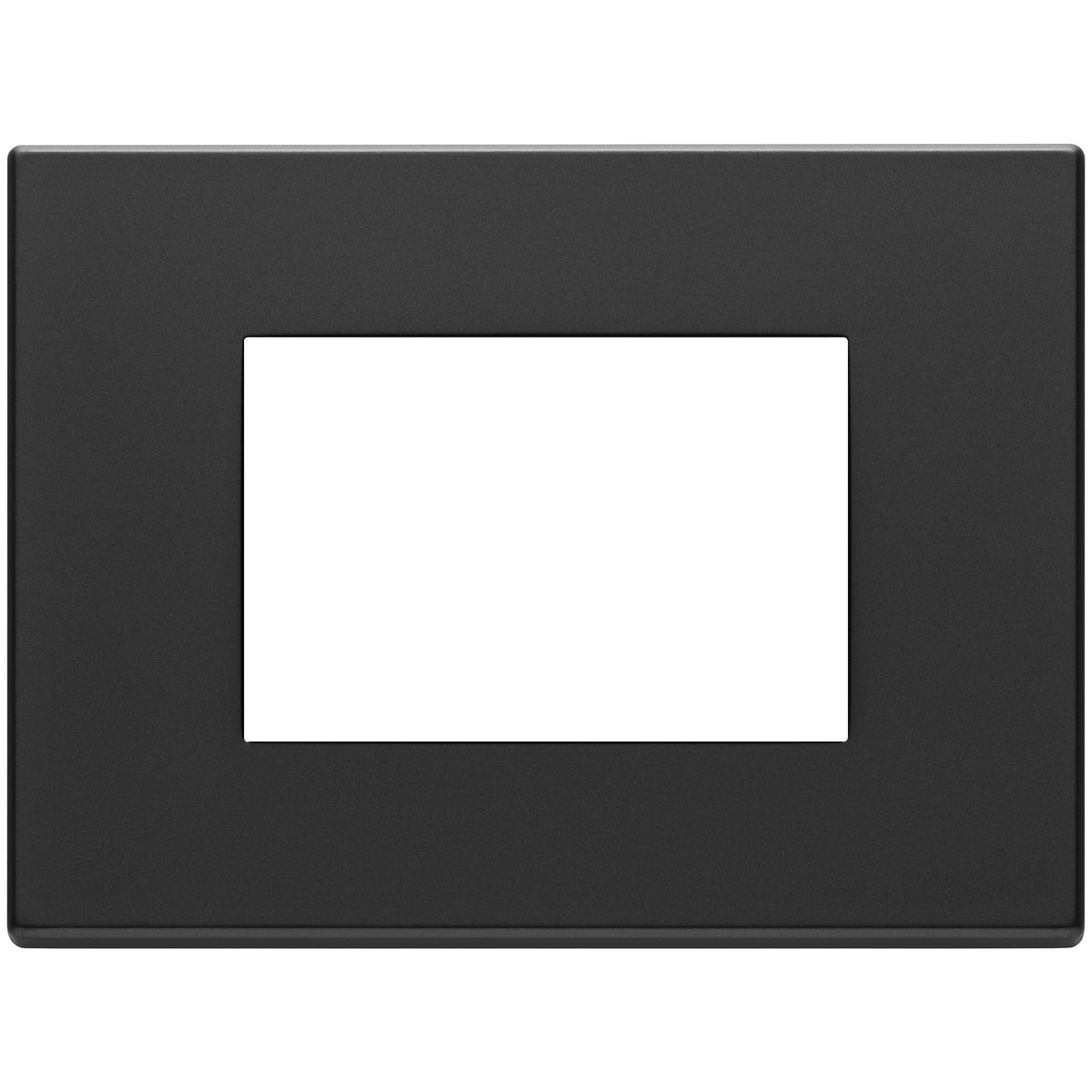 Vimar Eikon Exé 3-Module Cover Plate, 122 x 90 mm, Horizontal/Vertical Mount