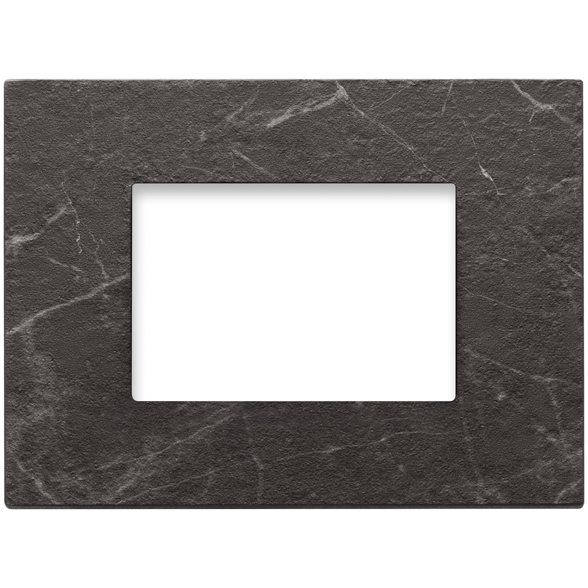 Vimar Eikon Exé 3-Module Cover Plate, 122 x 90 mm, Horizontal/Vertical Mount