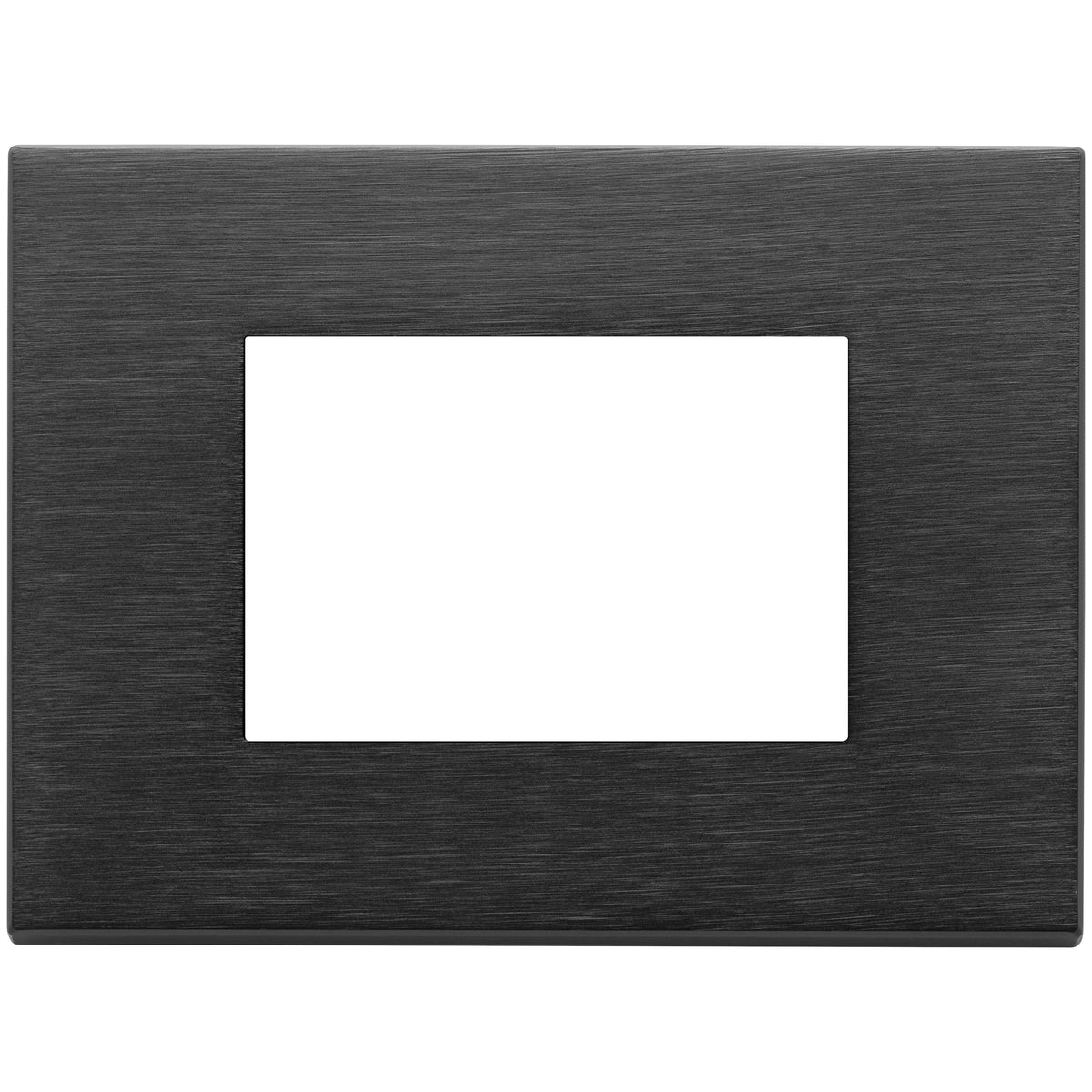 Vimar Eikon Exé 3-Module Cover Plate, 122 x 90 mm, Horizontal/Vertical Mount