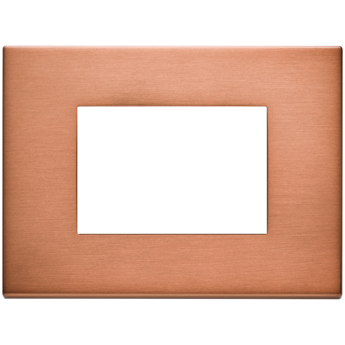 Vimar Eikon Exé 3-Module Cover Plate, 122 x 90 mm, Horizontal/Vertical Mount