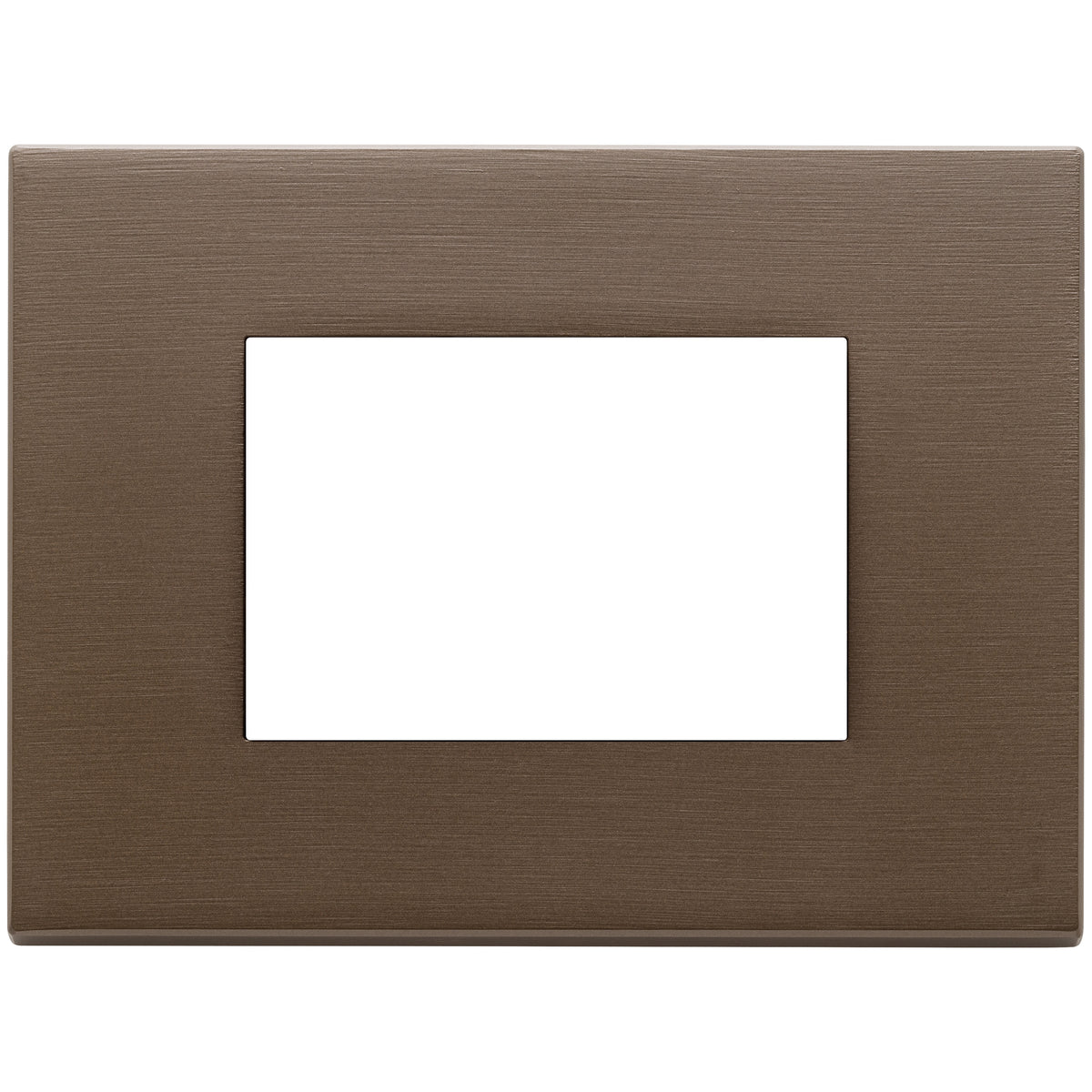 Vimar Eikon Exé 3-Module Cover Plate, 122 x 90 mm, Horizontal/Vertical Mount