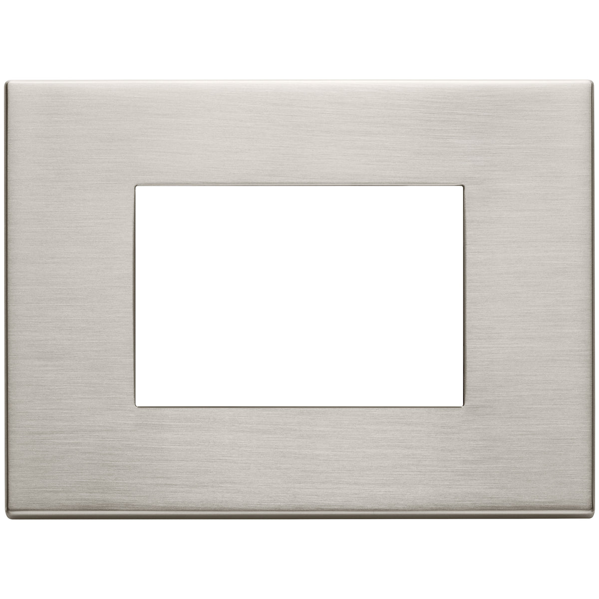 Vimar Eikon Exé 3-Module Cover Plate, 122 x 90 mm, Horizontal/Vertical Mount