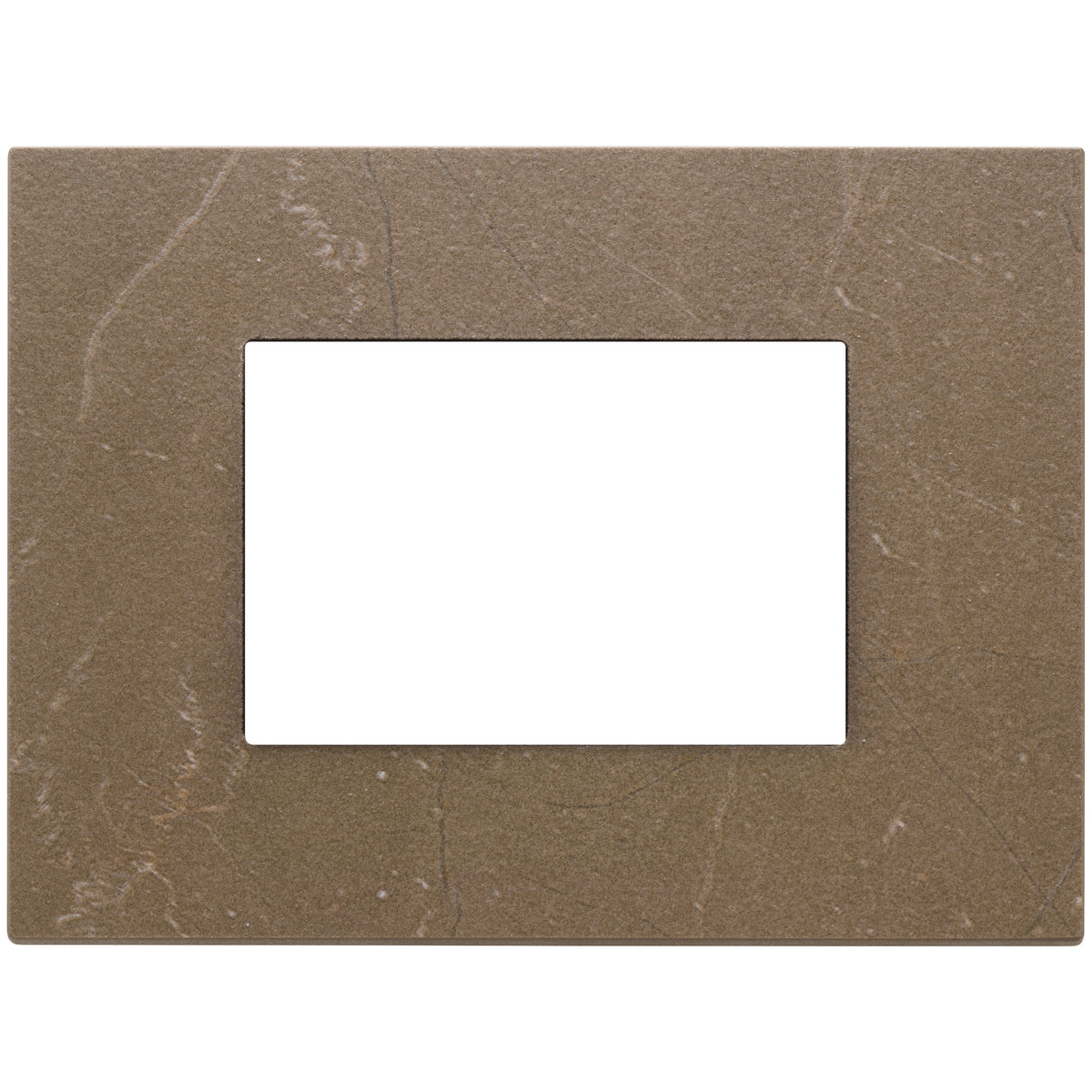 Vimar Eikon Exé 3-Module Cover Plate, 122 x 90 mm, Horizontal/Vertical Mount
