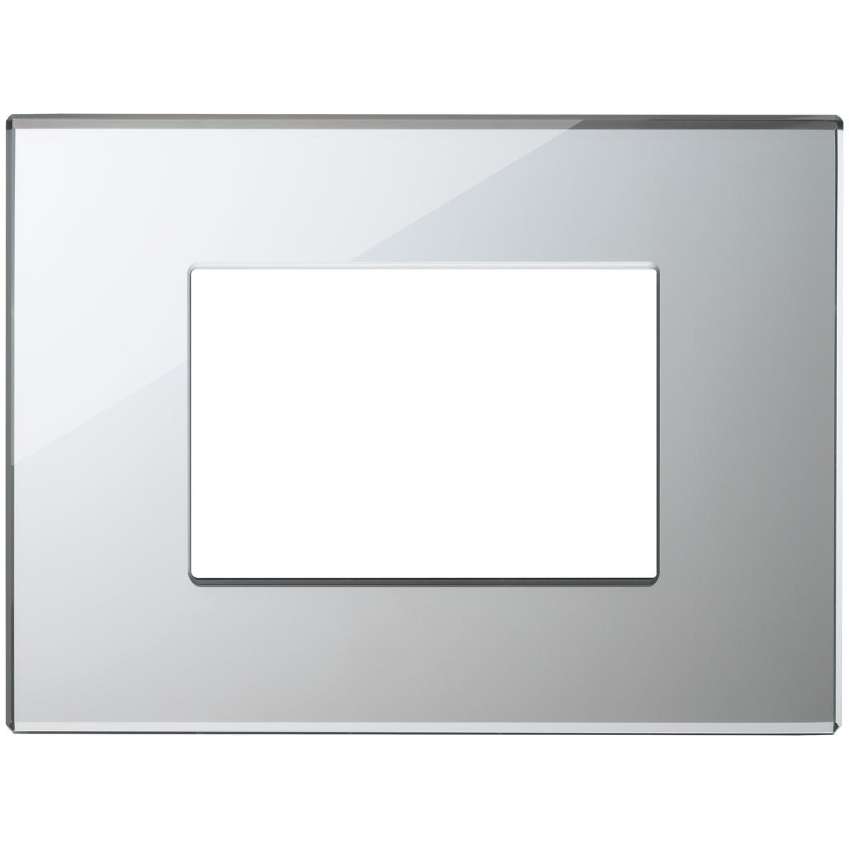Vimar Eikon Exé 3-Module Cover Plate, 122 x 90 mm, Horizontal/Vertical Mount