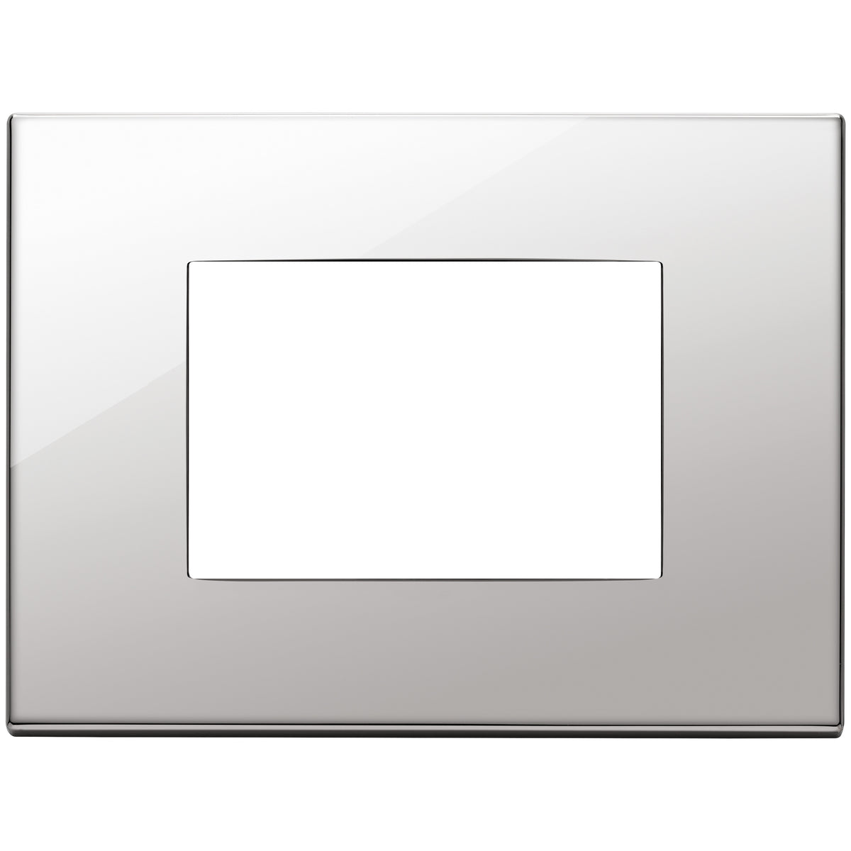 Vimar Eikon Exé 3-Module Cover Plate, 122 x 90 mm, Horizontal/Vertical Mount