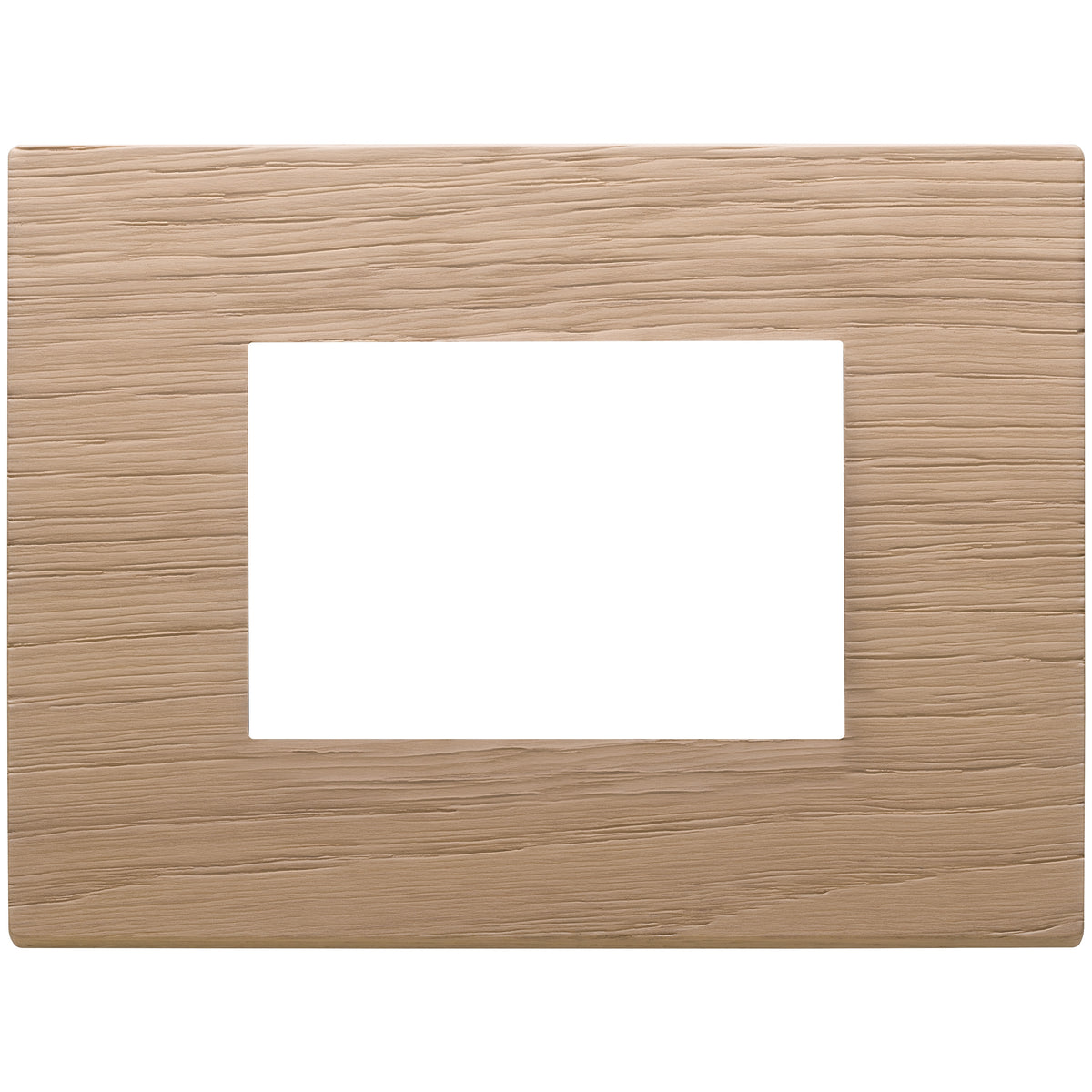 Vimar Eikon Exé 3-Module Cover Plate, 122 x 90 mm, Horizontal/Vertical Mount
