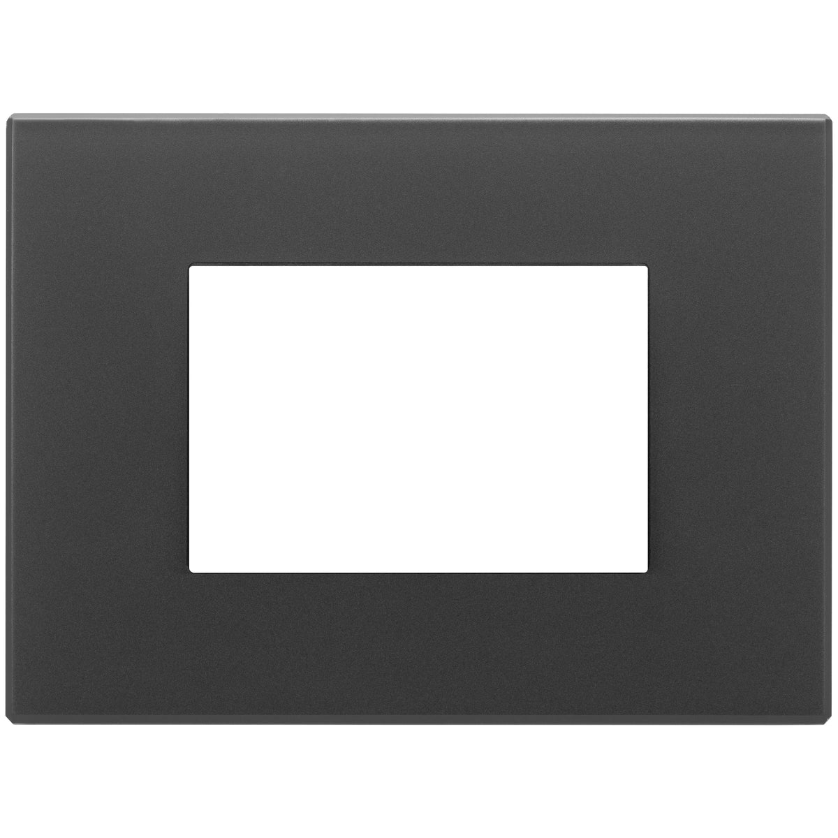 Vimar Eikon Exé 3-Module Cover Plate, 122 x 90 mm, Horizontal/Vertical Mount