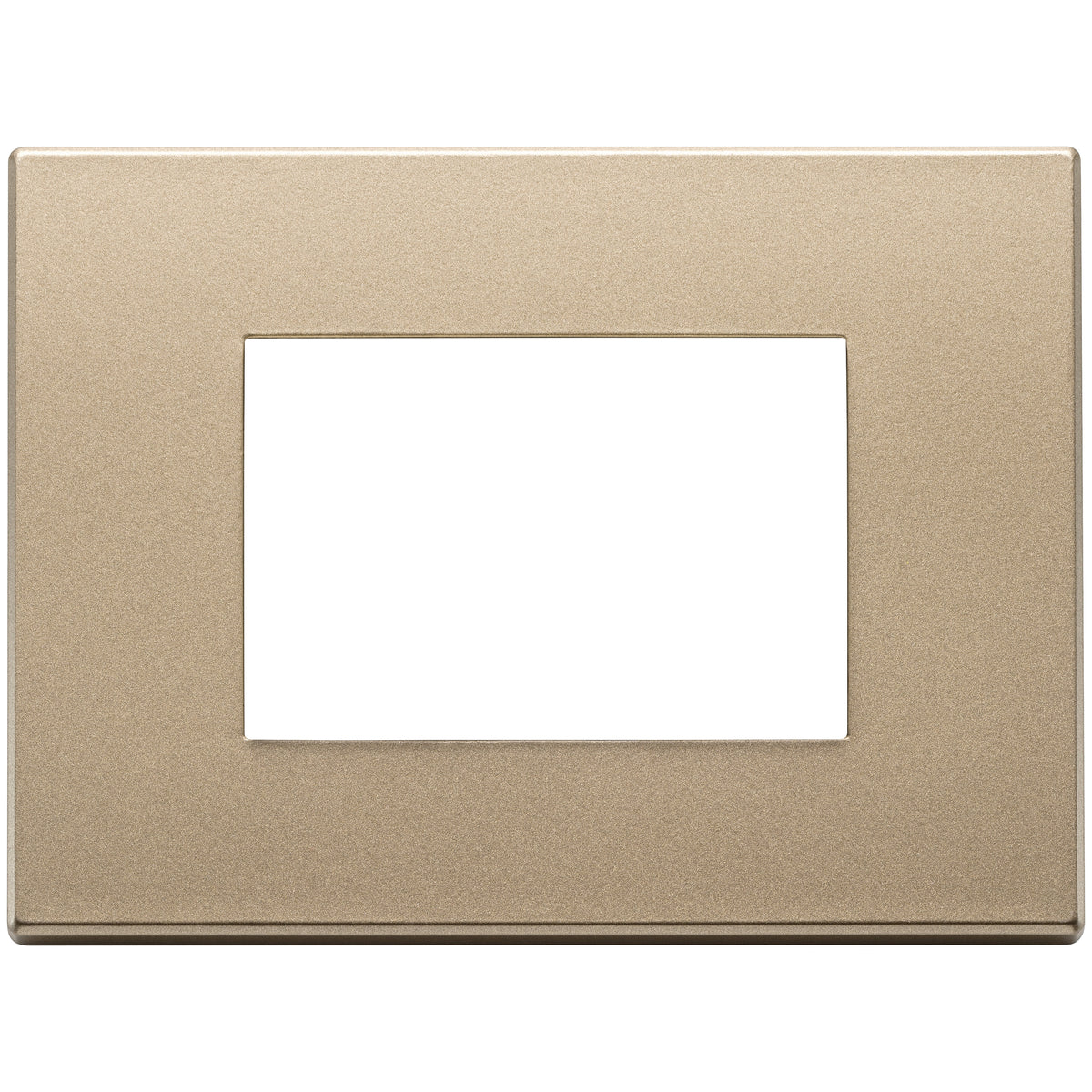 Vimar Eikon Exé 3-Module Cover Plate, 122 x 90 mm, Horizontal/Vertical Mount