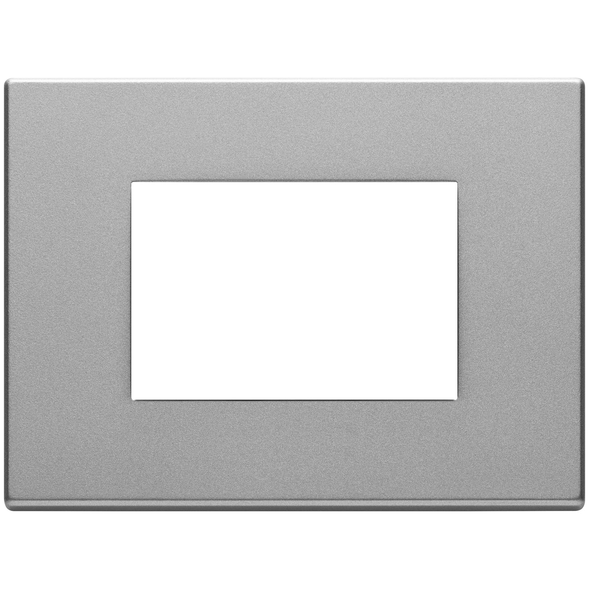 Vimar Eikon Exé 3-Module Cover Plate, 122 x 90 mm, Horizontal/Vertical Mount