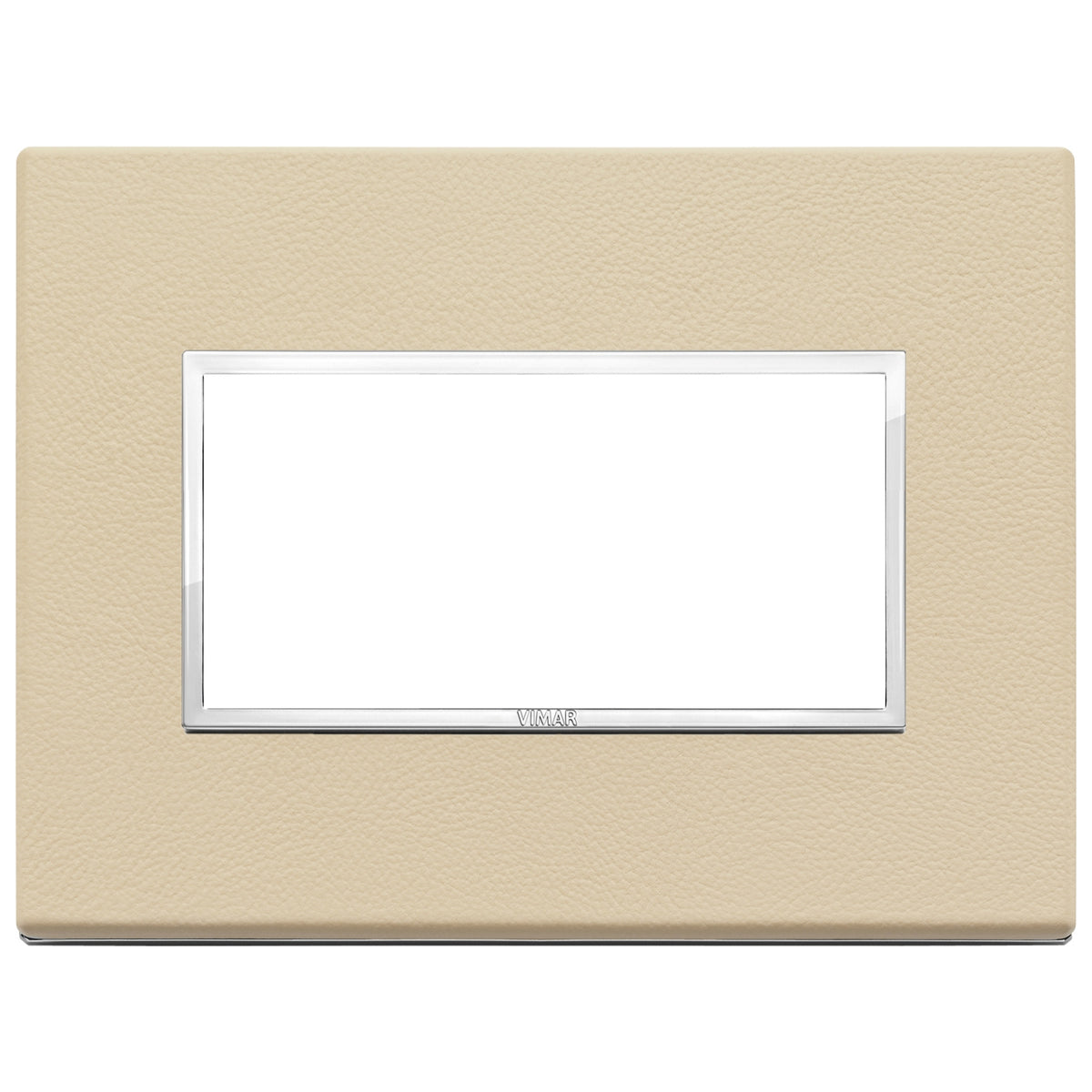 Vimar Eikon EVO 21654 4-Module Cover Plate, IP00, Clamp Mounting