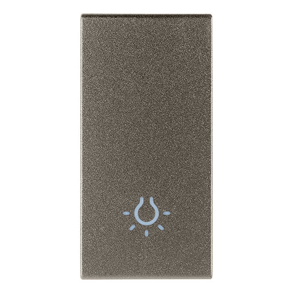 Vimar ARKÉ 1-Module Interchangeable Lightable Button, IP40