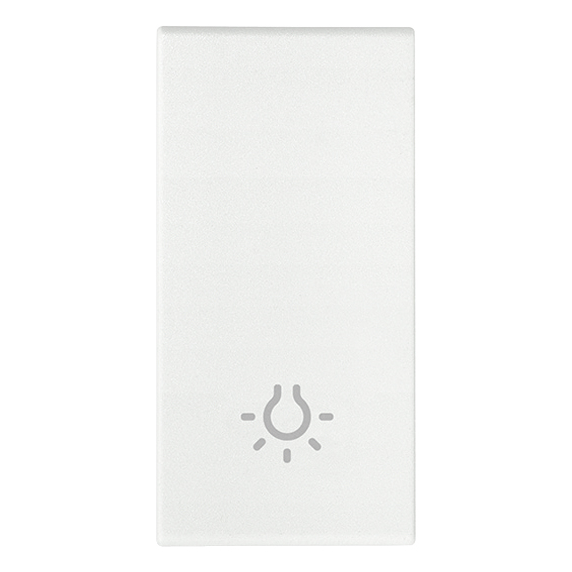 Vimar ARKÉ 1-Module Interchangeable Lightable Button, IP40