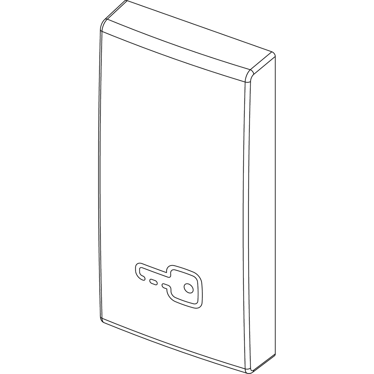 Vimar ARKÉ 1-Module Interchangeable Lightable Button, IP40