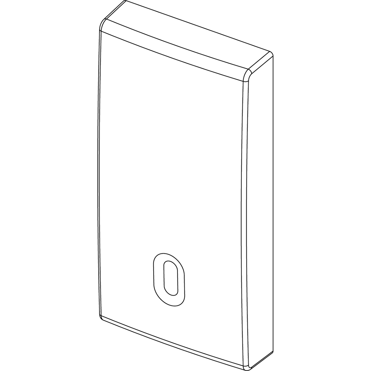 Vimar ARKÉ 1-Module Interchangeable Lightable Button, IP40