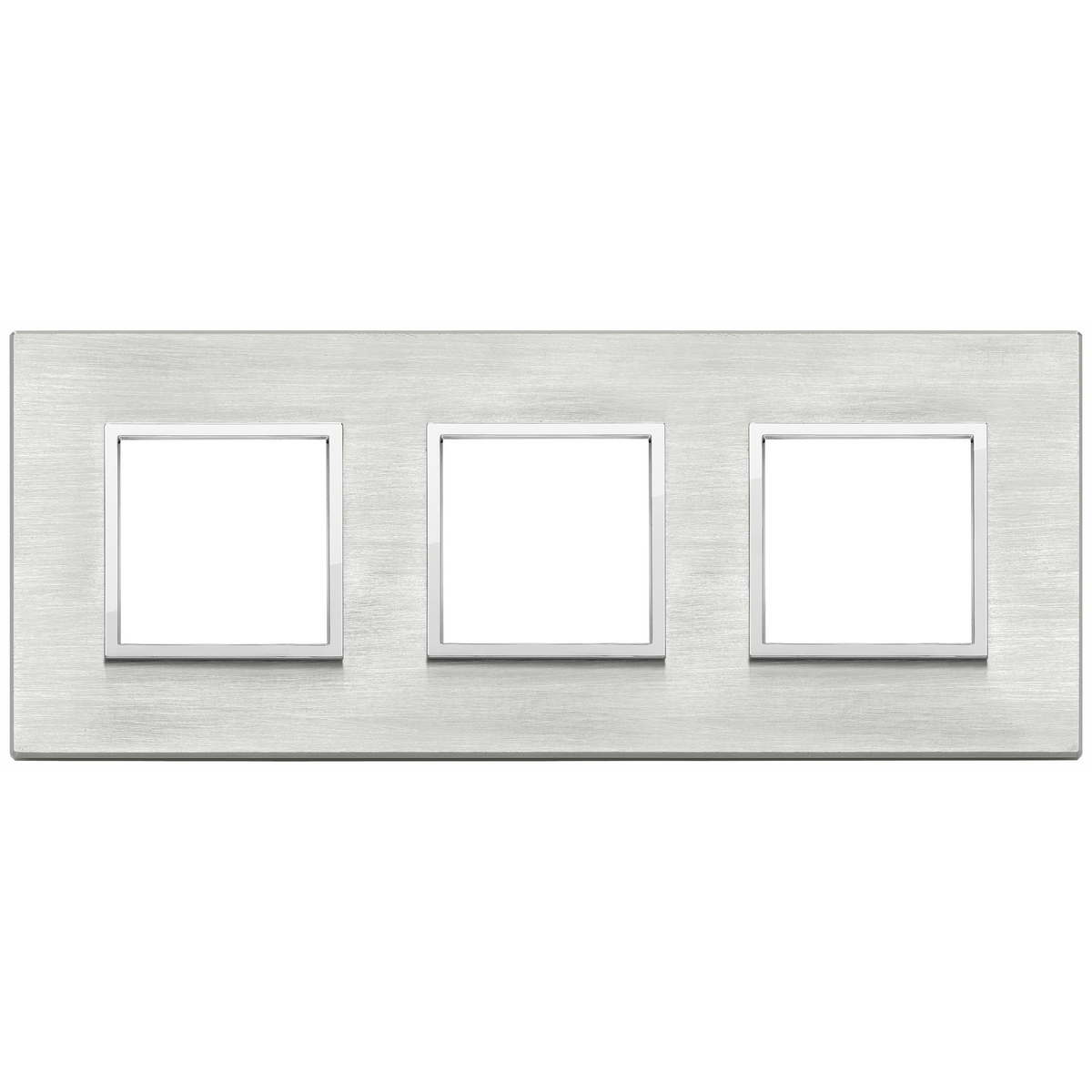 Vimar Eikon EVO 6-Module Cover Plate, 2+2+2 Layout, 71mm Centers