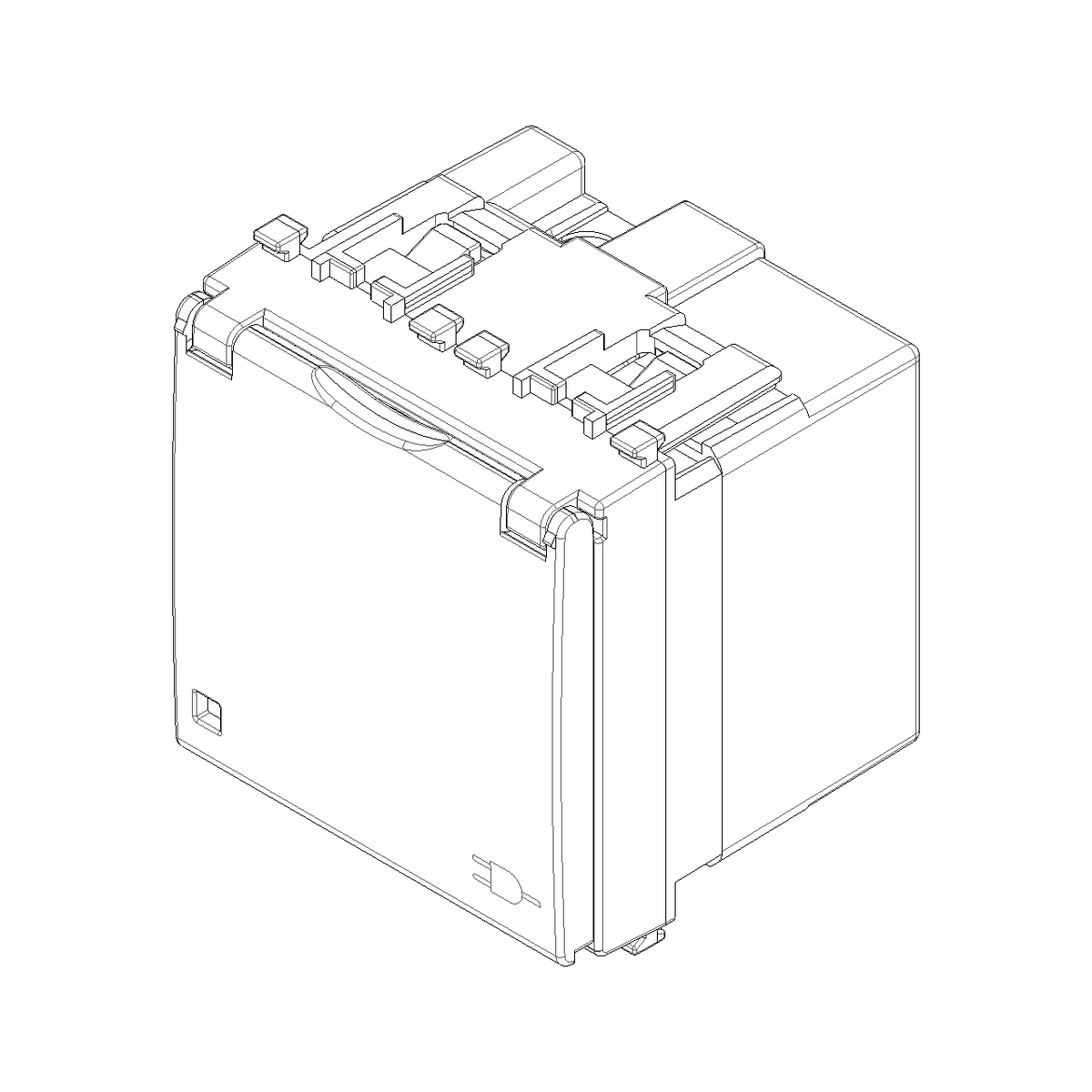 Vimar Eikon SICURY Schuko Socket Outlet, 2P+E, 16A 250V, 2M, IP20
