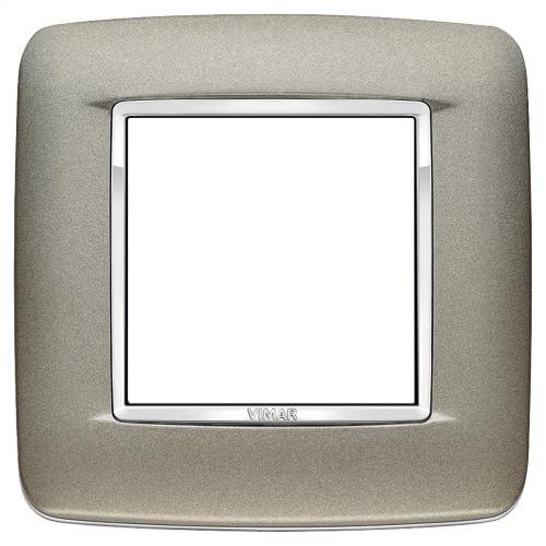 Vimar Eikon 20672 2-Module Round Cover Plate