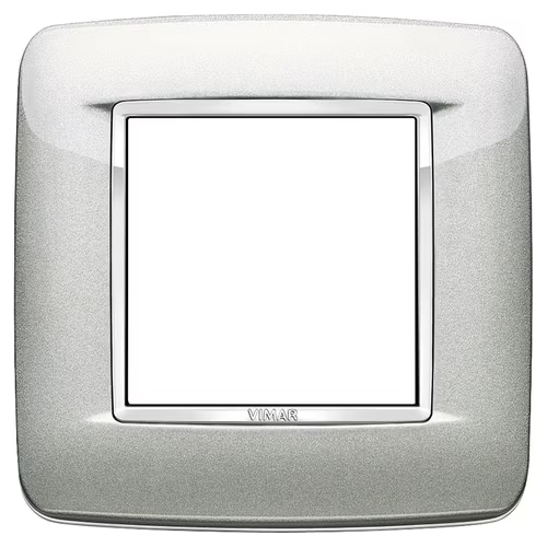 Vimar Eikon 20672 2-Module Round Cover Plate