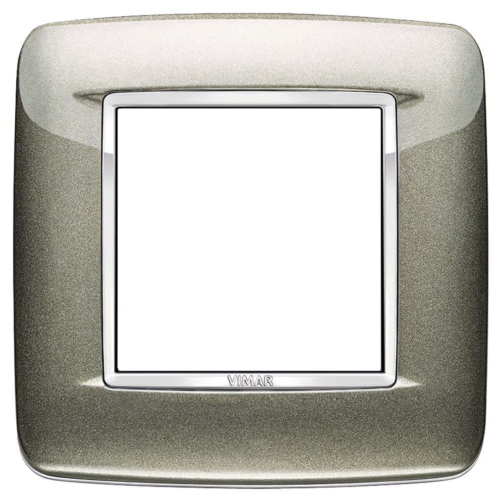 Vimar Eikon 20672 2-Module Round Cover Plate