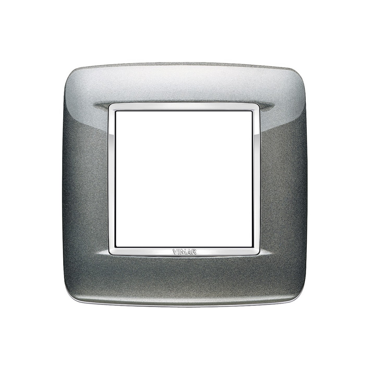 Vimar Eikon 20672 2-Module Round Cover Plate
