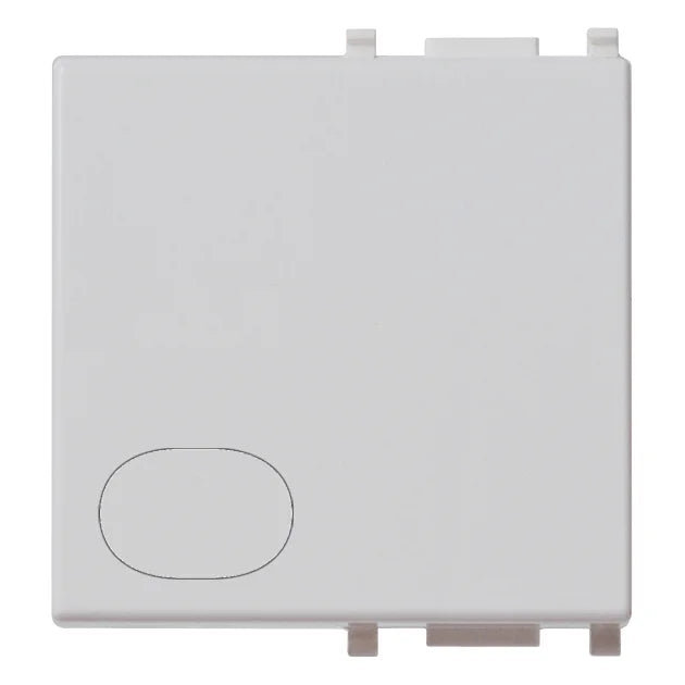 Vimar Plana Interchangeable 2-Module Button, Lightable, IP40