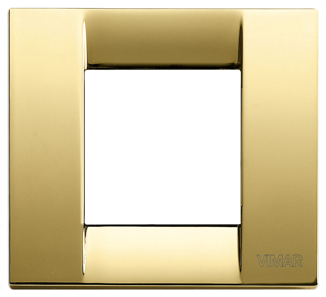 Vimar Idea Classica Cover Plate, 1-Module or 2-Reduced-Module, Die-Cast Metal