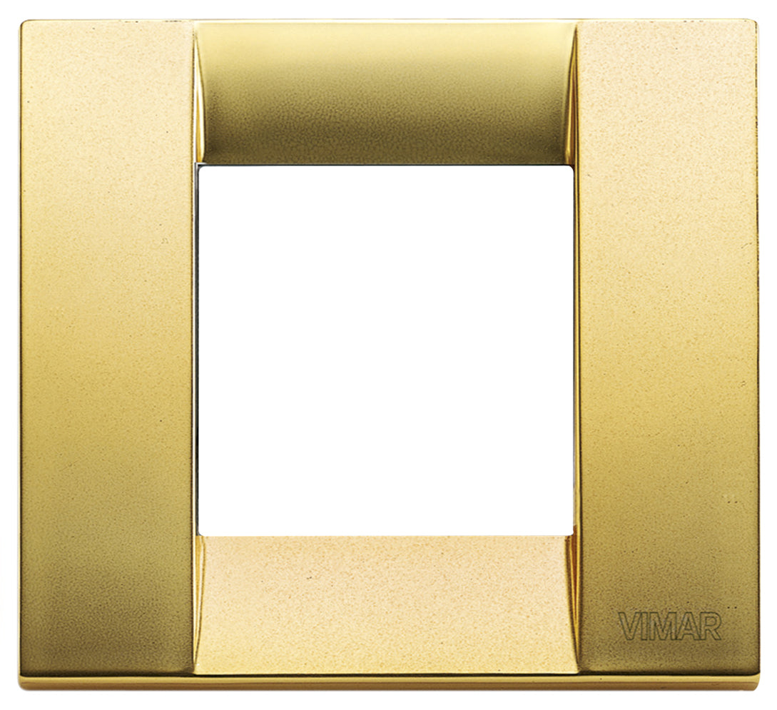 Vimar Idea Classica Cover Plate, 1-Module or 2-Reduced-Module, Die-Cast Metal