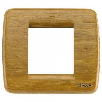 Vimar Idea Rondo Cover Plate, 1-2 Module, Die-Cast Metal, Clamp Mounting